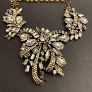 JCrew Vintage Inspired  Crystal Statement Necklace